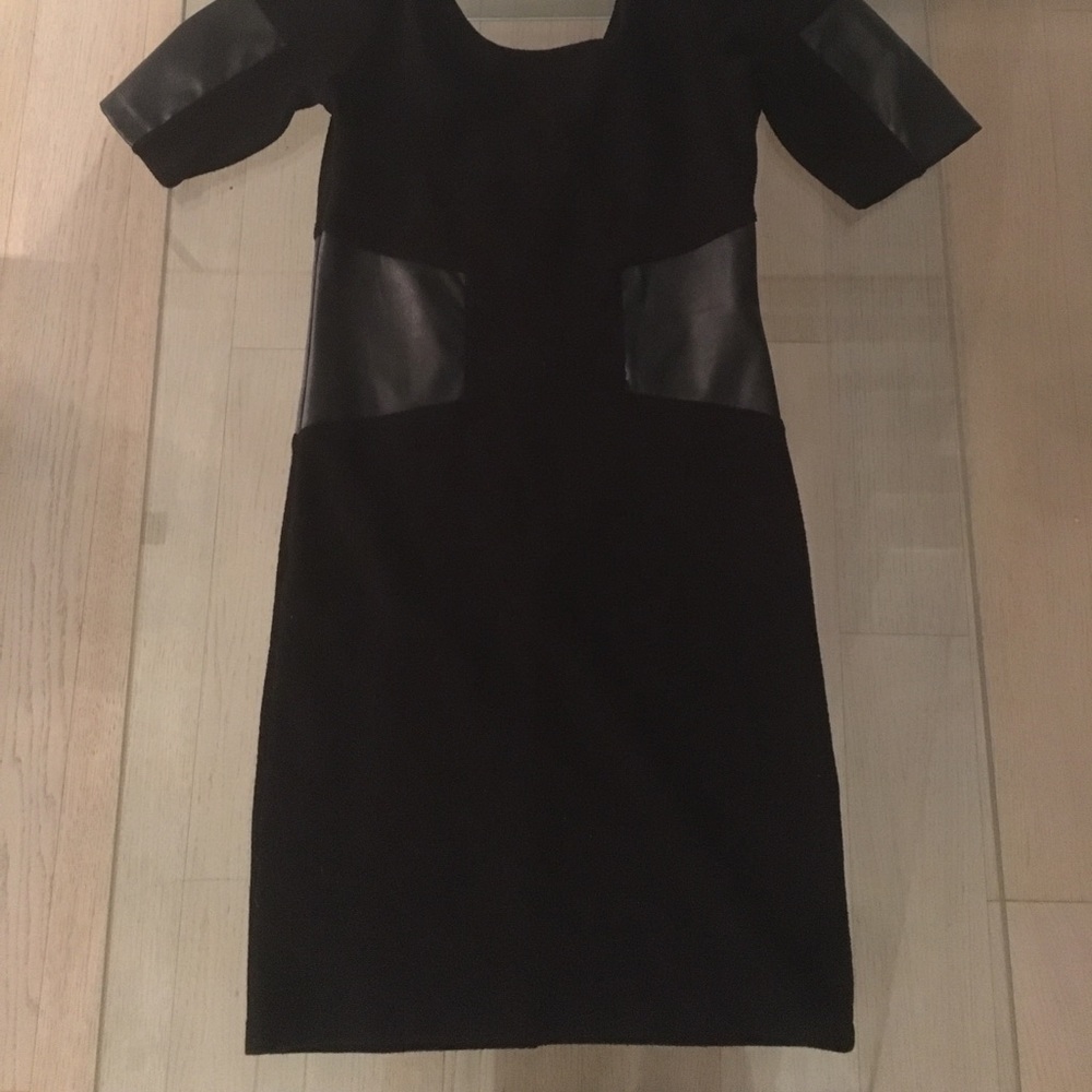 Black Zara two tone dress